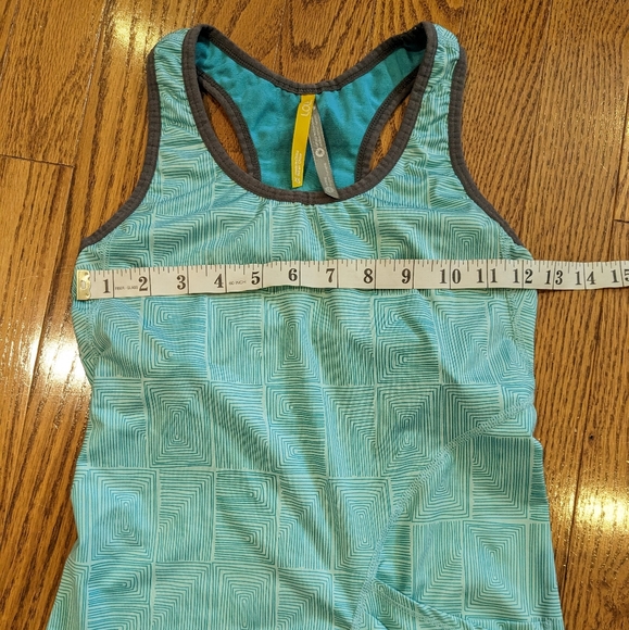 LOLE Activewear Teal Tank Top with Built in Bra size XS - Picture 12 of 12